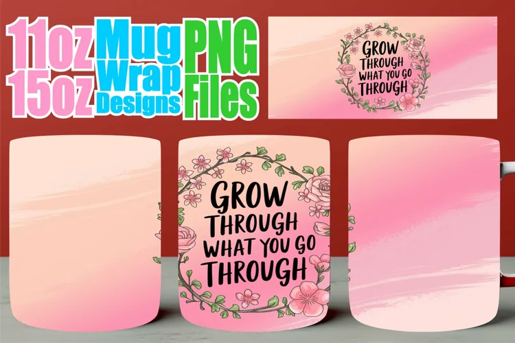 Enchanted mornings 11oz 15oz sublimation wrap, Quote