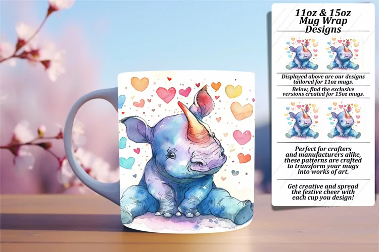 Sweet Spring Critters Mug Wrap Collection