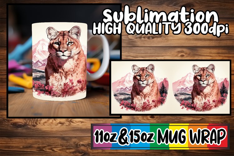 Classic Yuletide Revival: Retro Mug Wrap example image 1