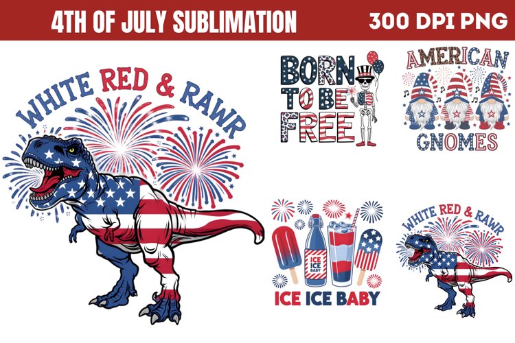 4th Of July Sublimation PNG