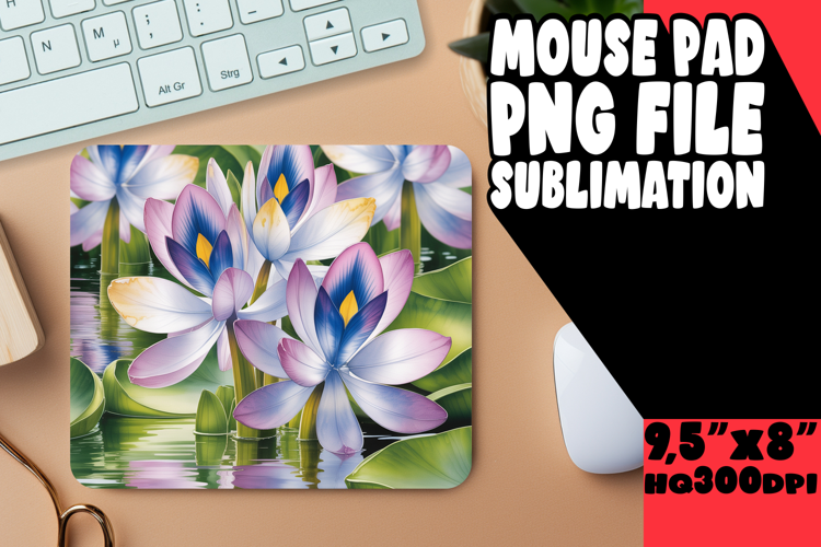 BRIGHT DESK MAT SUBLIMATION MAGIC, Flowers