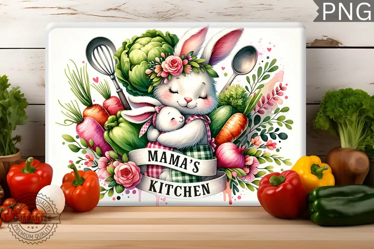 Mama's Kitchen Design, Mom Kitchen Sublimation