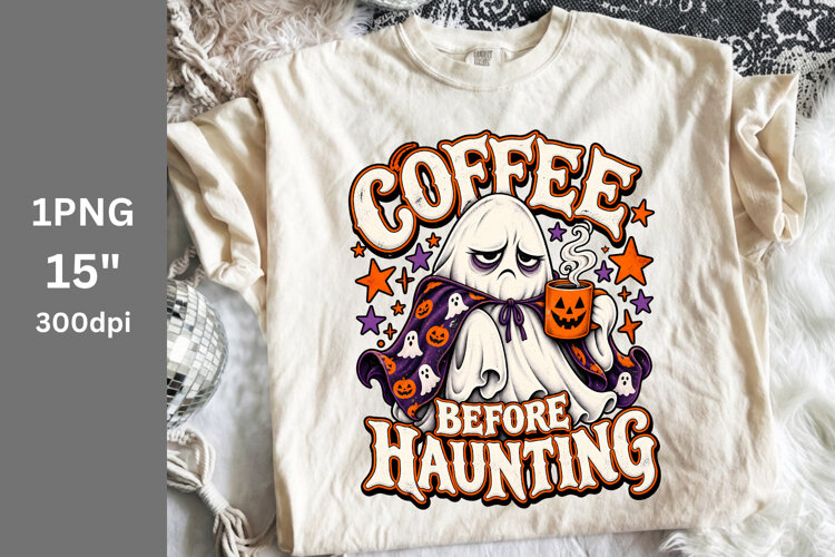 Halloween PNG, Fall PNG, Ghost PNG, example image 1