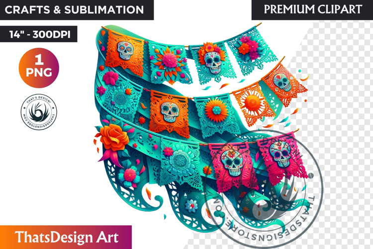 Sugar Skull Clipart Image 3
