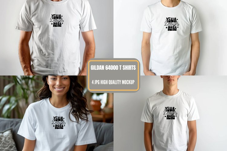 White Tshirt Mockup Image 8