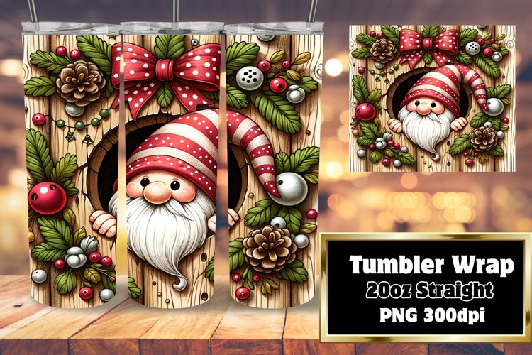 Christmas Tumbler Wrap Image 7