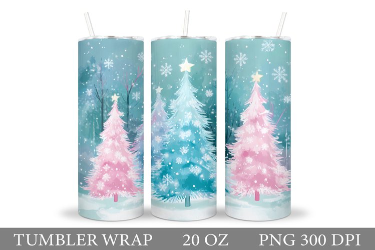 Christmas Tree Tumbler Design. Christmas Tree Sublimation