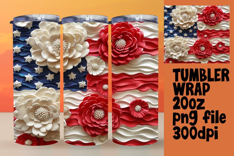 American Flag Clipart Image 8