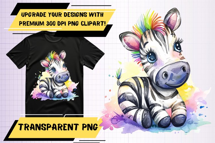 Cheerful Watercolor Creature Design - Sublimation PNG