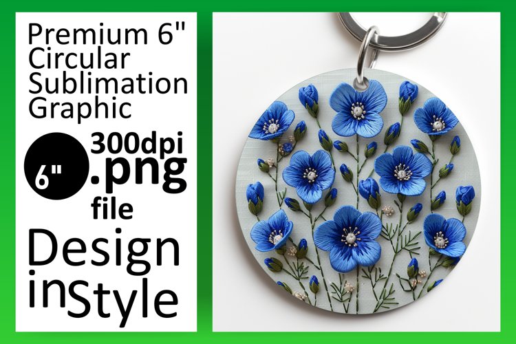 Enchanting 3D Floral Ornament Design