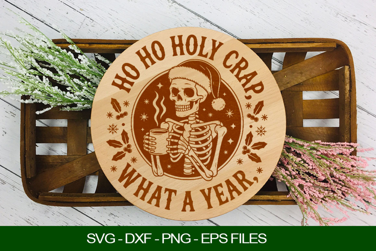 Ho ho holy crap what a year Cutting Board SVG