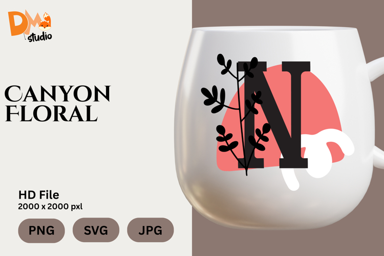 Boho Floral Svg Image 5
