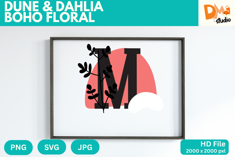 Boho Flower SVGs Image 7