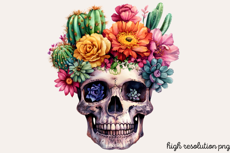 Da de Los Muertos Sublimation PNG