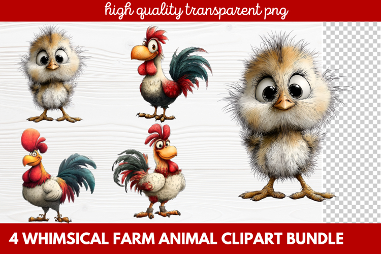 Farmhouse Animals Clipart Image 19