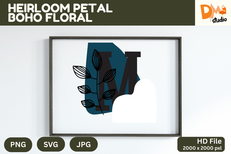 Boho Floral Svg Image 21