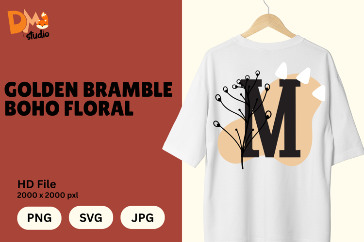 Floral Letter Svg Image 12