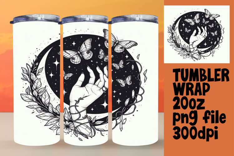 FRESH 20oz Tumbler PNG Design , Mystic