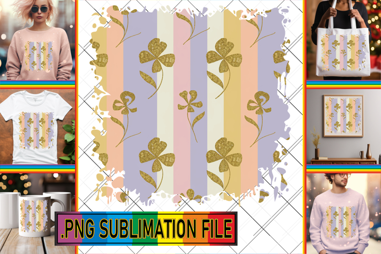 Whimsical TSHIRT PNG Designs, Gold Flower