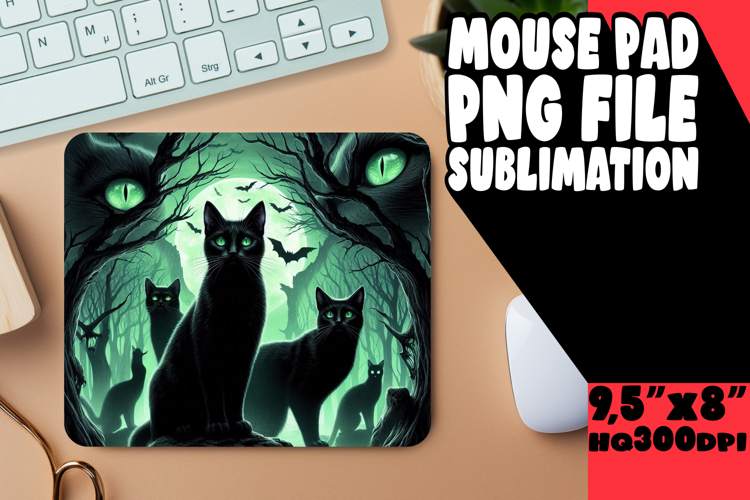WHIMSICAL mouse MAT Creative Touch, Horror Halloween