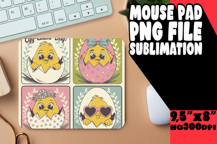 Unique Mouse Mat Sublimation Style, Cute Easter