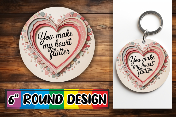 Sweet Coaster Designs for Cars PNG, Heart Quote