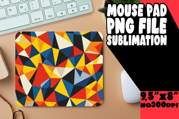 Eye-catching Patterned Mousepad Art
