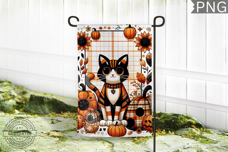 Fall Garden Flag Sublimation - Garden Flag PNG Design