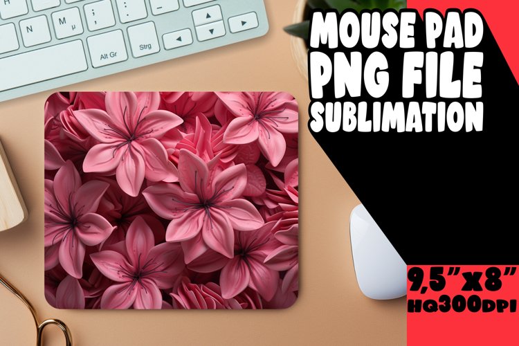 Artistic 3D Flower Desk Accessories example image 1