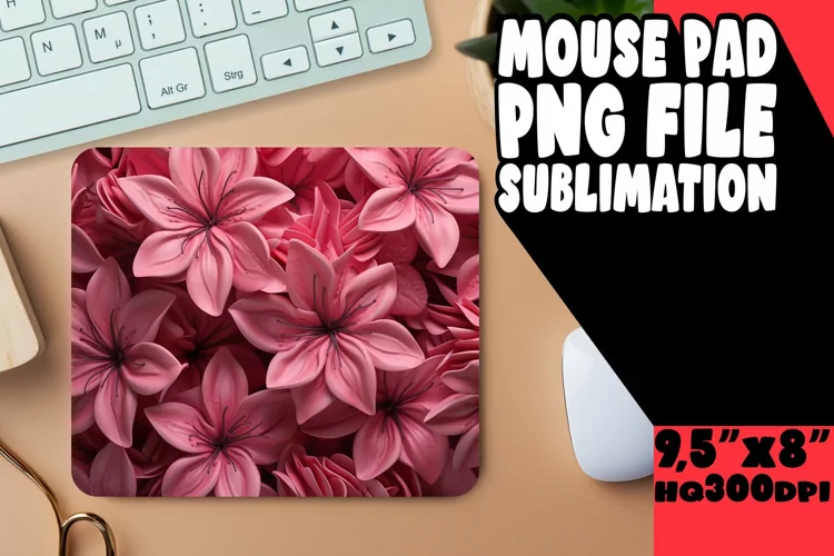 Artistic 3D Flower Desk Accessories