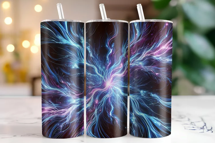 Abstract Waves Tumbler Wrap | Sublimation | Tumblers