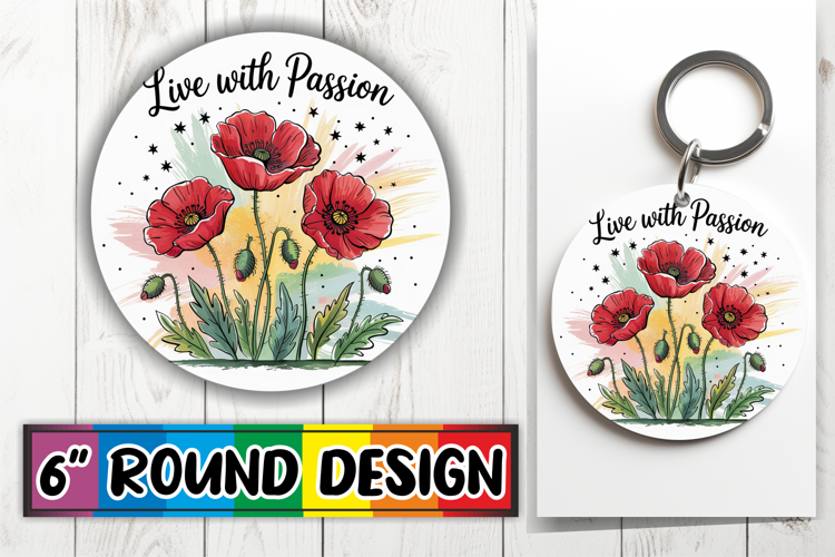 Joyful Moments Car Coaster, Flowers Quote