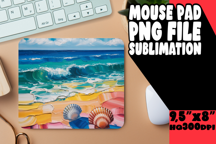 Luminous Mouse Pad Design Ideas, Summer Beach