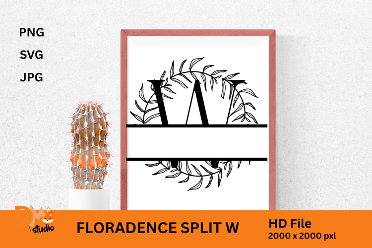 Floral Monogram Letter Svg Image 15