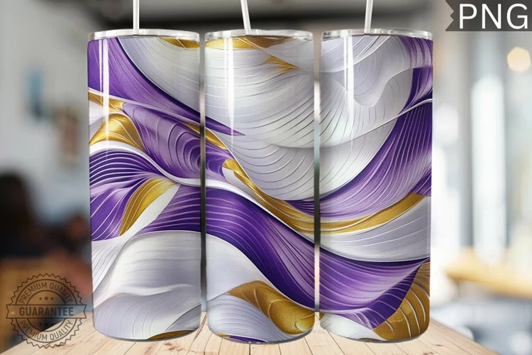 Abstract Pattern Tumbler Warp - High Quality 300 Dpi