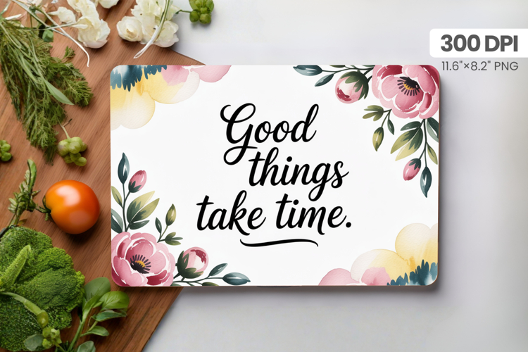 Inspirational Quotes Cutting Board PNG Design, Motivational