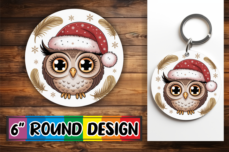 Playful Circle Designs for Gifts, Cute Christmas