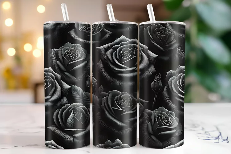 Flowers Tumbler Wrap | Sublimation | Tumblers