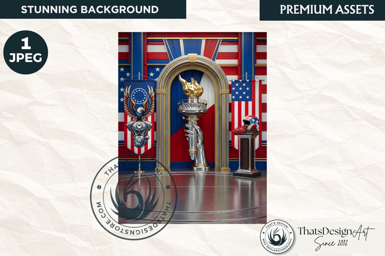 Patriotic Americana Backdrops - 4th of july backgrounds