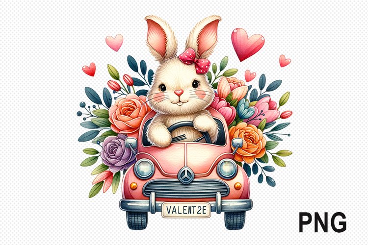 Easter Day Bunny Sublimation - Easter Day Clipart PNG Design