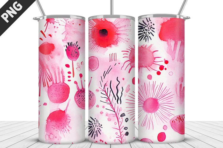 Flowers Tumbler Wrap | Sublimation Design | Tumbler PNG