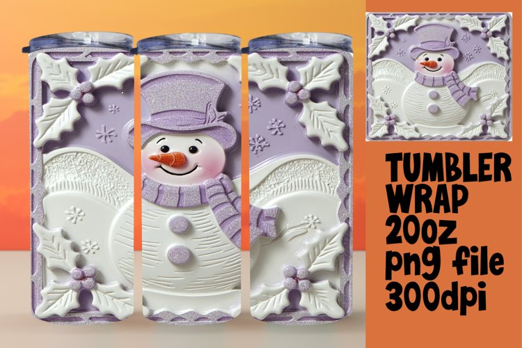 Christmas Tumbler Wrap Image 2