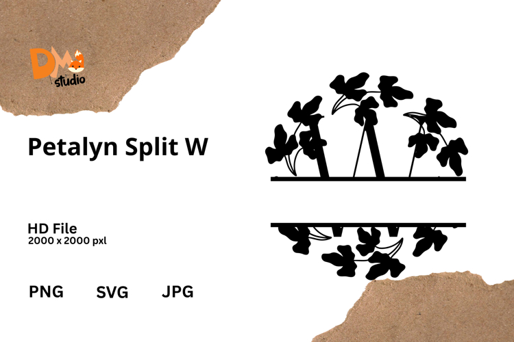Floral Monogram Letter Svg Image 6