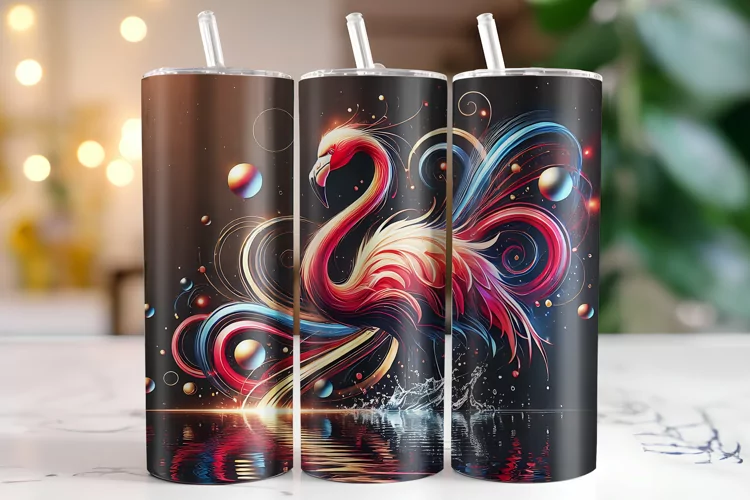 Flamingo Tumbler Wrap | Sublimation | Tumblers