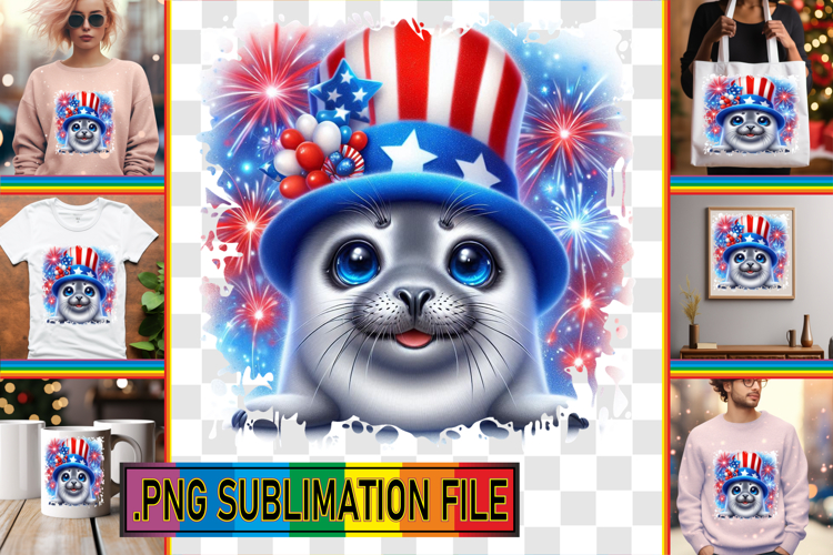 Playful TSHIRT Gift Ideas PNG, USA Animals