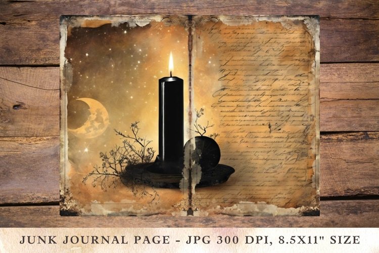 Printable Junk Journal Pages Halloween 4