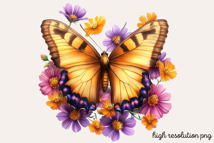 Watercolor Flowers Svg Image 24