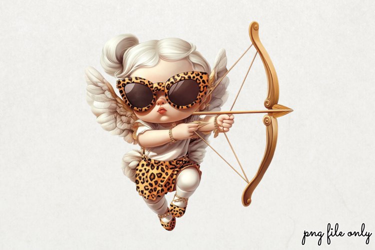 Lazy Pink Leopard girl for Clipart PNG