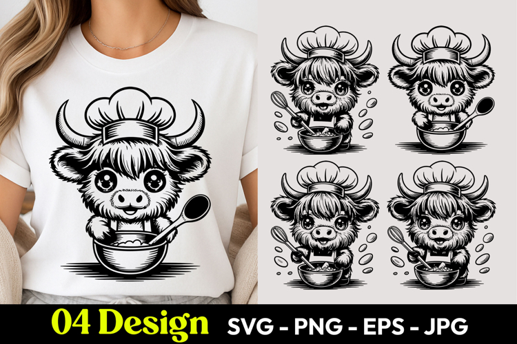 Baby Cow Svg Image 7