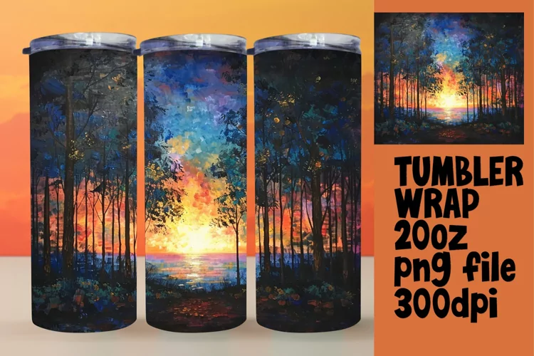 Tranquil Waters Tumbler Design 20oz